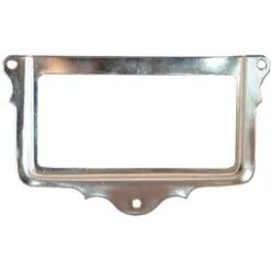 GUILBERT EXPRESS Porte étiquette GUILBERT - 66 X 31 Mm - Nickelé - 4273220