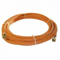 GUILBERT EXPRESS Tuyaux Caoutchouc Pour Butane Propane Ø6,3mm 10m + Raccords EXPRESS